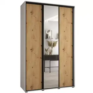 Šatní skříň 45 Canaris 3 160 bílá/artisan/černá obraz