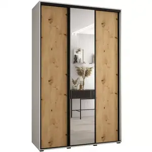Šatní skříň 45 Canaris 3 170 bílá/artisan/černá obraz