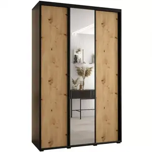 Šatní skříň 45 Canaris 3 170 černá/artisan/černá obraz