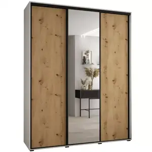 Šatní skříň 45 Canaris 3 190 bílá/artisan/černá obraz