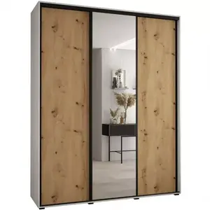 Šatní skříň 45 Canaris 3 200 bílá/artisan/černá obraz