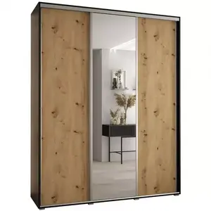 Šatní skříň 45 Canaris 3 200 černá/artisan/silver obraz