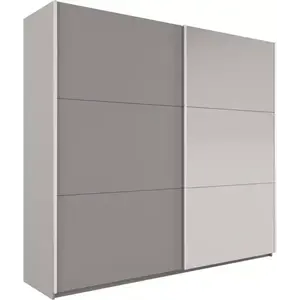 Šatní skříň Vigo 225 platinum / zrcadlo obraz