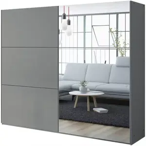 Šatní skříň Vigo 250 platinum / zrcadlo obraz