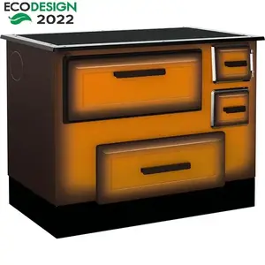 Kuchyňská kamna Alfa 55 Eco De Lux 5, 1 kW, levá obraz