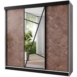 Šatní skříň Vena 250 bílá + art deco obraz