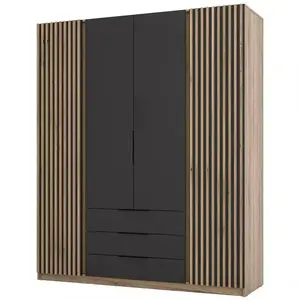 Šatní skříň Kaja EV/BL-EV 2 LAM 2F 3S obraz
