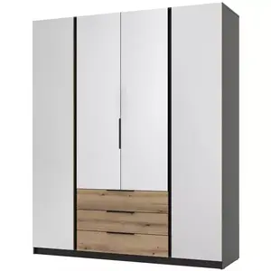 Šatní skříň Kaja BL/EV 4 Zrcadlo 3S obraz