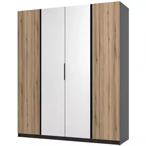 Šatní skříň Kaja BL/EV 2F 2 Zrcadlo obraz