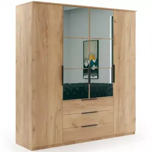 Šatní skříň Florencja craft zlatý 200x215 obraz