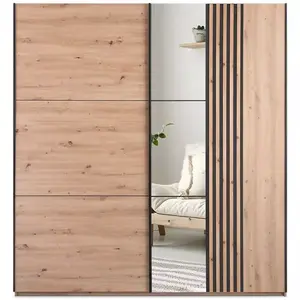 Šatní skříň Sintra 203 artisan/zrcadlo obraz