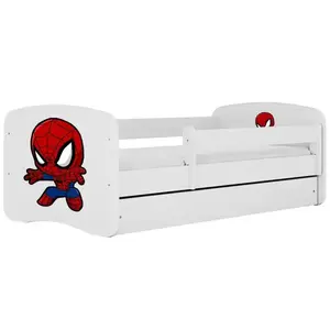 Dětská postel Babydreams+SZ+M bílá 70x140 Malý superhrdina obraz