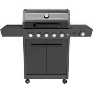 Plynový gril Mercado De Luxe black 5+1, 18kW obraz