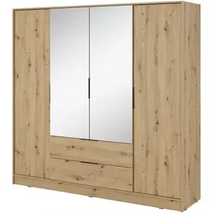 Šatní skříň Kelly 4D se zrcadlem artisan obraz