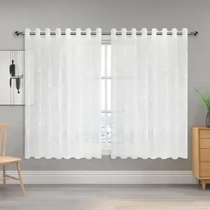 Záclona na kroužcích IGA E6211 300x160 bílá obraz