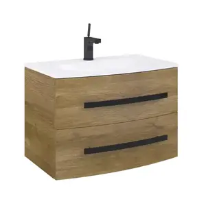 Skříňka Perla 82 přírodní dub obraz
