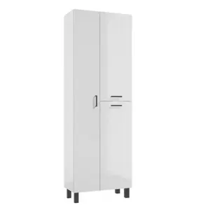Vysoká skříňka Novelty 60 cm bílý obraz