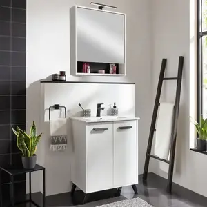 Skříňka pod umyvadlo 60 Nova bílá obraz