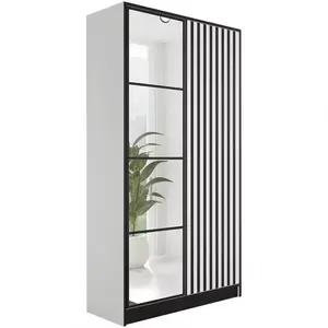 Šatní skříň Eden 2D 107 bílá vzor 3 obraz