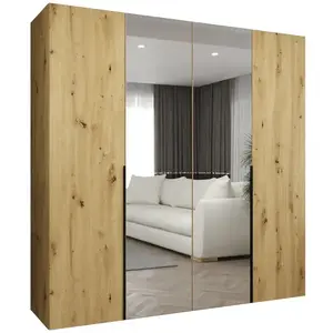 Šatní skříň Alicante II 200 artisan černá obraz