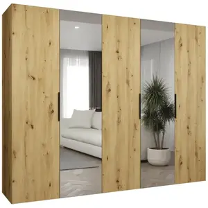 Šatní skříň Marbella II 250 artisan černá obraz