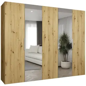 Šatní skříň Marbella II 250 artisan stříbrná obraz