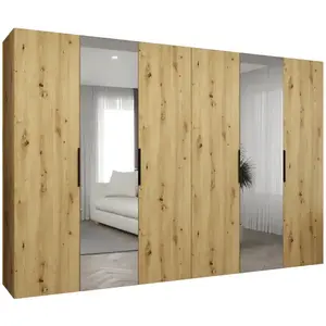 Šatní skříň Marbella II 300 artisan černá obraz