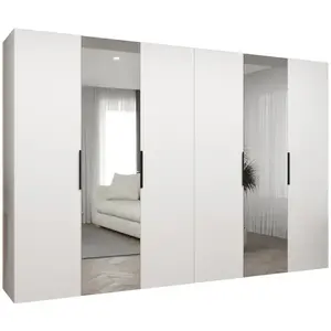 Šatní skříň Marbella II 300 bílá/černá obraz