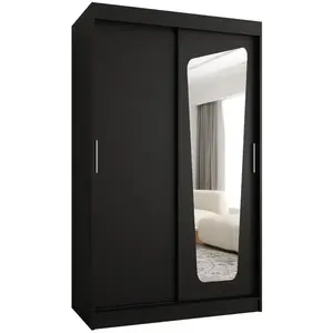 Šatní skříň Moka 120 černá obraz