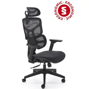 Otáčecí křeslo Macar černá obraz