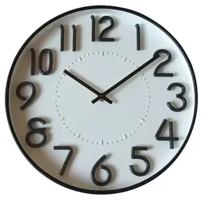 Nástěnné hodiny fi 30cm 3XYLJ25306 WH obraz