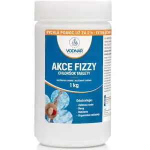 Vodnar Chloršok minitablety Akce Fizzy 1 kg obraz