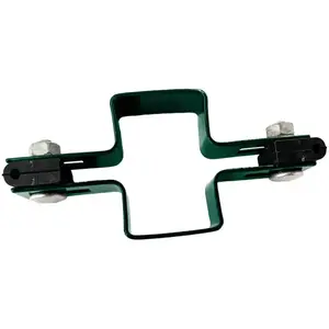 88XF OBJÍMKA NA SLOUPEK PRŮBĚŽNÁ 40X60MM. RAL 6005 obraz