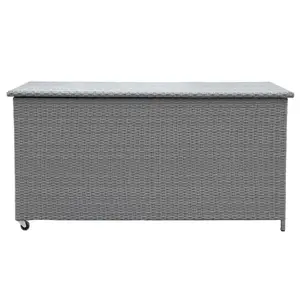 Zahradní úložný box Tejn technoratan 80x80x160 grey obraz