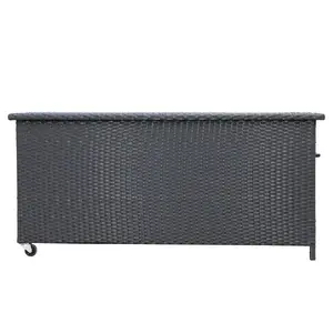 Zahradní úložný box Tejn technorata 55x64x136 black obraz