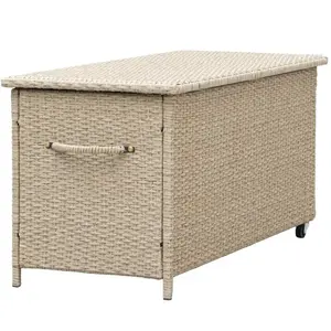Zahradní úložný box Tejn technorata 55x64x136 nature obraz