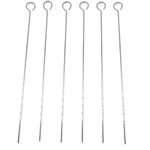 Grilovací jehly 9 ks 38 cm KY3806 obraz