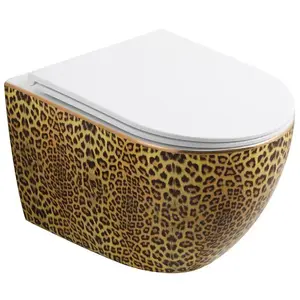 Závěsná mísa Cheetah se WC sedátko obraz