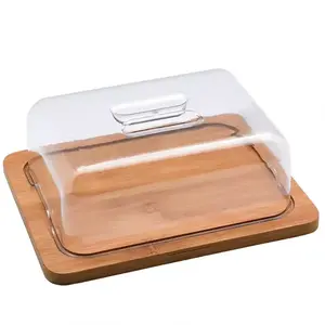 Servírovací tác na sýry bambusový 30*24*10.5 G18-G043 obraz