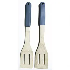 Obracečka děrovaná bambusová šedá 32*6cm UT03932BS20 obraz