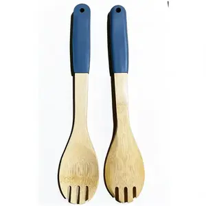 Vařečka zubatá bambusová šedá 32*6cm UT03632BS20 obraz