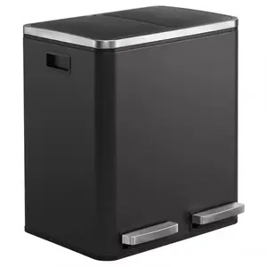 Odpadkový koš ltb030bh01 2x15l black obraz
