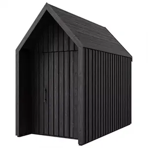 Zahradní domek Swedish Barn 1622 černý V1 obraz
