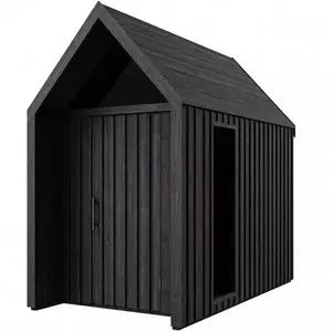Zahradní domek Swedish Barn 1622 černý V3 obraz