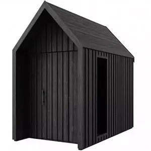 Zahradní domek Swedish Barn 1629 černý V2 obraz