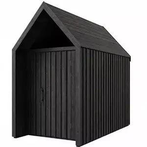 Zahradní domek Swedish Barn 1629 černý V4 obraz