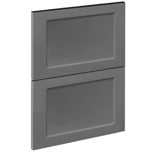 Kuchyňská dvířka Luxeo F15-D60S2_D60S2+1_D60IN-AX frame tmavě šedá obraz
