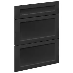 Kuchyňská dvířka Luxeo F15-D60S3-AX frame černá obraz