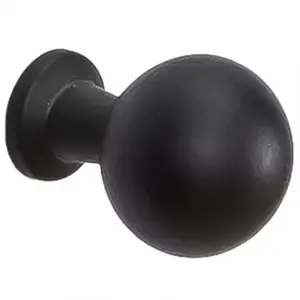 Úchyt knoflík Nord černý mat obraz
