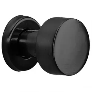 Úchyt knoflík Ring černý mat obraz